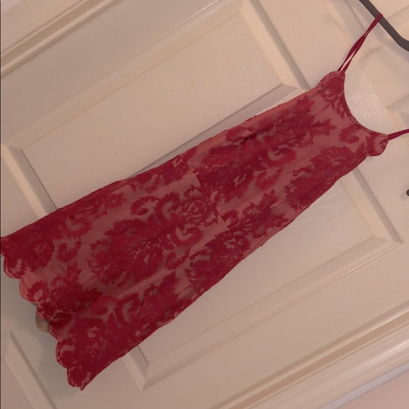 Hello Molly Red Lace Dress - Picture 2 of 2